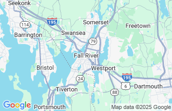 Map of Fall River