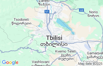 Map of Tbilisi