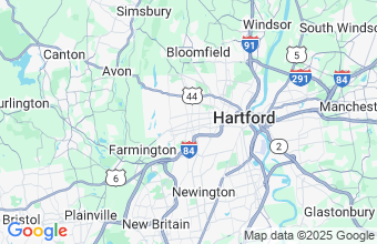 Map of West Hartford