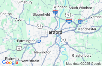 Map of Hartford