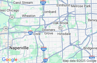 Map of Downers Grove