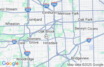 Map of Oak Brook