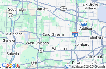 Map of Carol Stream