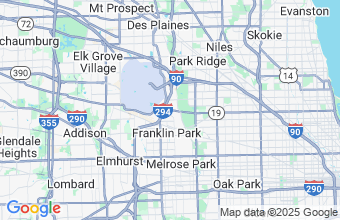 Map of Schiller Park