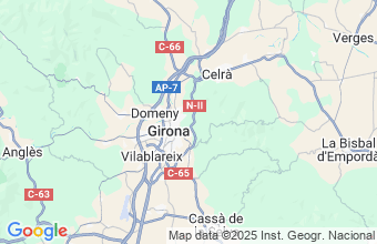 Map of Girona