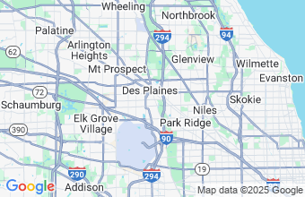 Map of Des Plaines