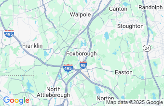 Map of Foxborough