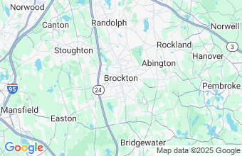 Map of Brockton