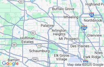 Map of Rolling Meadows