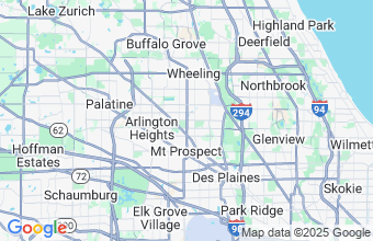 Map of Prospect Heights