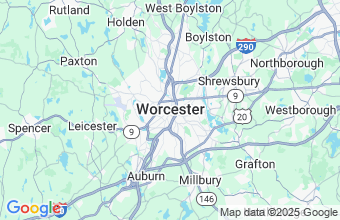 Map of Worcester
