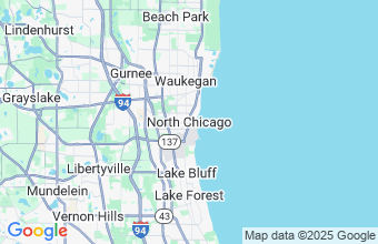 Map of North Chicago