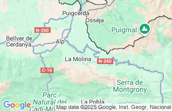 Map of LA MOLINA-ALP