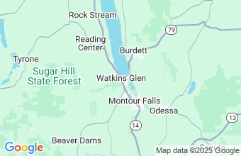 Map of WATKINS GLEN