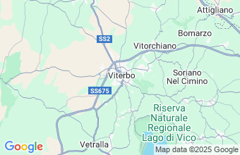 Map of Viterbo