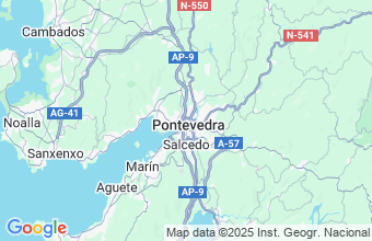 Map of Pontevedra