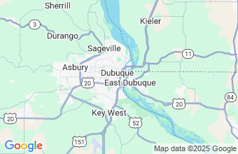 Map of Dubuque