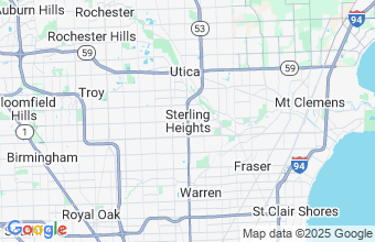 Map of Sterling Heights