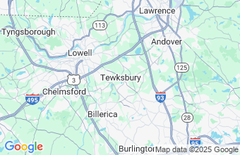 Map of Tewksbury
