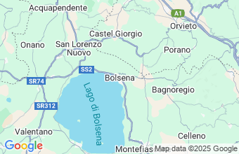 Map of Bolsena