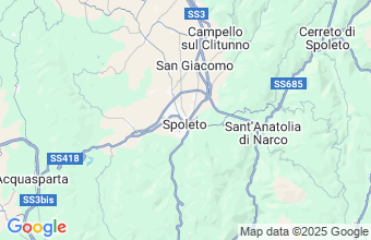 Map of Spoleto