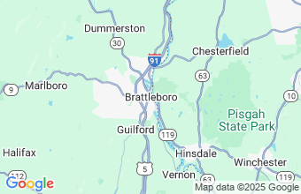Map of Brattleboro