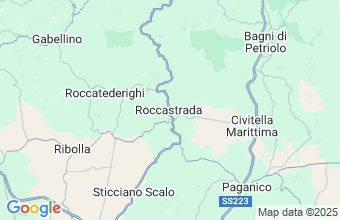 Map of Roccastrada