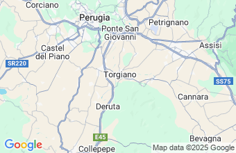 Map of Torgiano