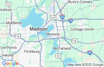 Map of Monona