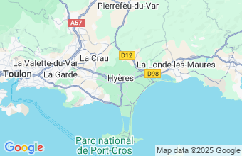 Map of Hyeres