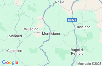 Map of Monticiano