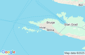 Map of Hvar