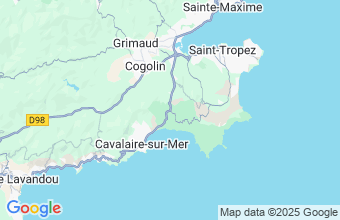 Map of La Croix-Valmer