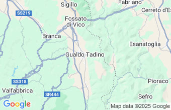 Map of Gualdo Tadino
