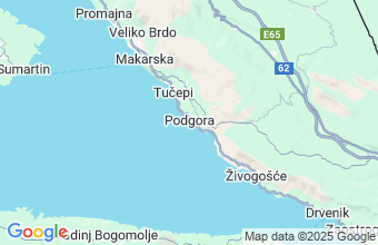 Map of Podgora