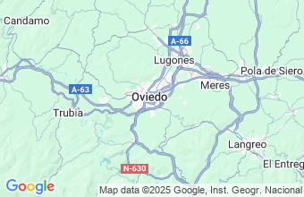 Map of Oviedo