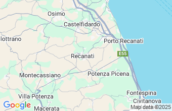 Map of Recanati
