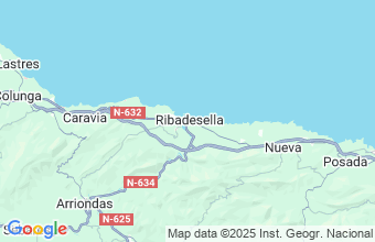 Map of Ribadesella