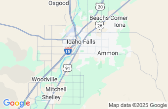 Map of Idaho Falls