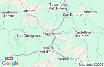 Map of Poggibonsi
