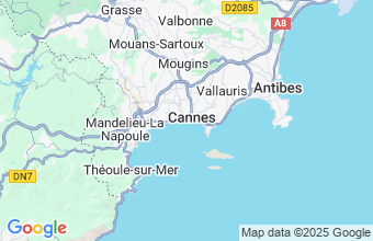 Map of Cannes