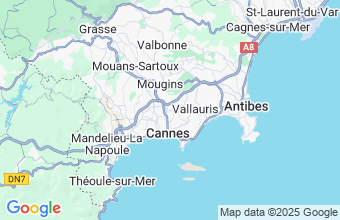 Map of Le Cannet