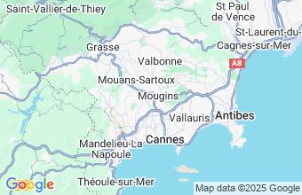Map of Mougins
