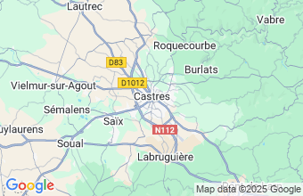 Map of Castres