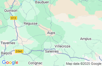 Map of Aups