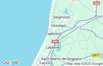Map of Capbreton