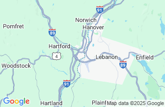 Map of White River Junction