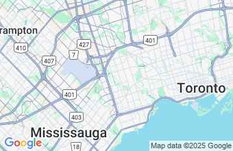 Map of Etobicoke