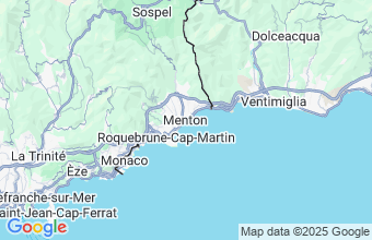 Map of Menton