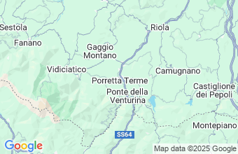 Map of Porretta Terme